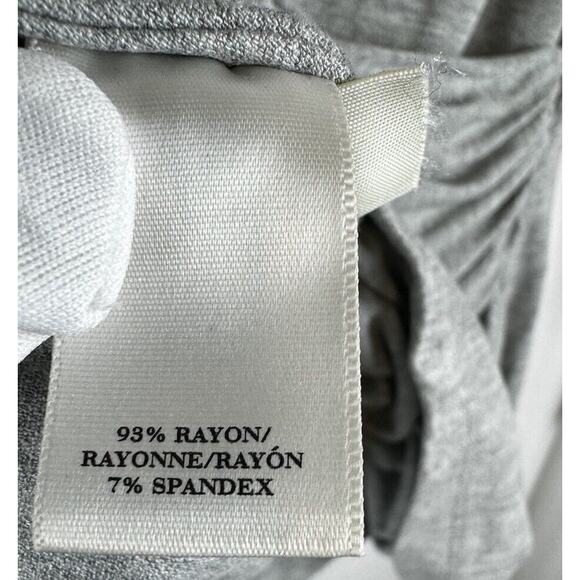 Ann Taylor Ruching Long Sleeves Blouse, Gray, Sz: S, 57-19 - Picture 7 of 15